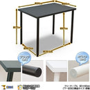 テーブル シンプル フリーテーブル 作業台 パソコンデスク スリム pcデスク 装飾なし 机 勉強 学習 オフィス 職場 ブラック 黒 ホワイト 白 【納期B】【ty9060bk】