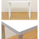 テーブル 長方形 120×45cm シンプル デスク 作業台 フリーテーブル フリーデスク 天板 脚 パソコンテーブル 学習机 使いやすい マルチ デスク 【納期B】【tyh1245bk】