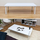 ローテーブル 低い ローテイプ リビングテーブル センターテーブル 机 デスク 座卓 作業台 パソコンテーブル パソコンデスク 白 黒 【納期B】【tz1260wh】