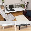 ローテーブル 使いやすい 幅 150×60cm 長方形 ローデスク 作業台 机 シンプル 白 黒 リビング センターテーブル 作業台 座卓 勉強机 【納期B】【tz1560wh】