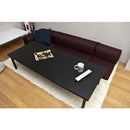 ローテーブル 使いやすい 幅 150×60cm 長方形 ローデスク 作業台 机 シンプル 白 黒 リビング センターテーブル 作業台 座卓 勉強机 【納期B】【tz1560wh】