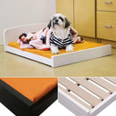 ペット用 ベッド クッション 洗える 木製フレーム 犬 猫 日本製 寝床 おしゃれ インテリア 【納期C】【tzm-pb01】