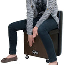 カホン 楽器 椅子 チェアー おしゃれ レトロ キャスター付き 【納期C】【tzm-tca-5】