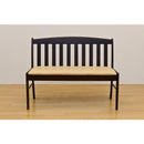 ダイニングベンチ 背もたれ 北欧 長いす 長椅子 ダイニングベンチチェア 木製 ナチュラル カフェ 肘なし ひじ掛け無し おしゃれ シンプル クッション座面 【納期B】【uhc102dbr】