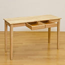 木製テーブル 引き出し A4サイズ デスク 机 作業台 勉強机 学習 パソコンデスク シンプル 北欧 ナチュラル カントリー 長方形 120×45cm 【納期B】【umt1245】