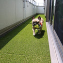 人工芝 マット 人工芝生 30×30cm ジョイント式 組み合わせ パネル タイル パター ゴルフ サッカー 野球 リアル 防炎 庭 diy 屋外 天然芝風 【納期B】【uni-0004】