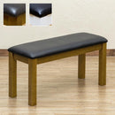 ダイニングベンチ 椅子 背もたれなし 肘掛け無し ベンチ おしゃれ 北欧 カフェ風 木製 ナチュラル ダイニングチェアー クッション座面 茶 白 ホワイト 【納期B】【vgl04br】