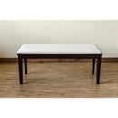 ベンチ 幅100cm 北欧 背もたれなし 2人掛け ダイニングベンチ シンプル おしゃれ 腰掛け 椅子 カフェ風 使いやすい クッション座面 白 ホワイト 天然木 脚 【納期B】【vmb100ww】