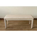 ベンチ 幅100cm 北欧 背もたれなし 2人掛け ダイニングベンチ シンプル おしゃれ 腰掛け 椅子 カフェ風 使いやすい クッション座面 白 ホワイト 天然木 脚 【納期B】【vmb100ww】