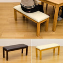 ダイニングベンチ 椅子 2人掛け リビング ベンチ 北欧 ナチュラル カントリー カフェ風 クッション座面 シンプル おしゃれ イス 【納期B】【vtm95】