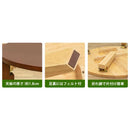 ちゃぶ台 丸 折りたたみ 脚 おしゃれ 90cm 天然木 円形 丸型 完成品 折り畳み 卓袱台 座卓 ローテーブル リビングテーブル センターテーブル 和風 和室 アジアン 【納期B】【wr90】