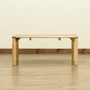 折りたたみテーブル ちゃぶ台 和風 北欧 ナチュラル 机 折れ脚 天然木製 折り畳み 折畳み デスク センターテーブル ローテーブル リビング 【納期B】【wz750na】