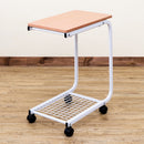 サイドテーブル キャスター付き ワゴン テーブル ソファサイド ベッドサイド キッチン リビング 寝室 ベッドルーム 移動 北欧 ナチュラル 木目柄 おしゃれ 便利 【納期B】【uys08】