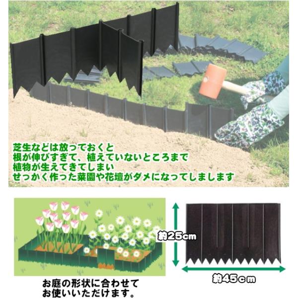 花壇 間仕切り 枠 フレーム 仕切り 土留め 菜園づくり ガーデニング 【gto-807587】