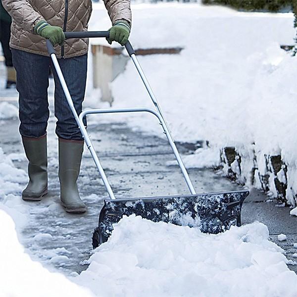 雪かき 道具 スコップ 除雪機 家庭用 ラッセル スノーダンプ タイヤ付き 【gto-811600】